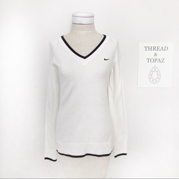nike v neck sweater